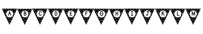 ABCD_Ref_Triangle_Banner5 Font UPPERCASE