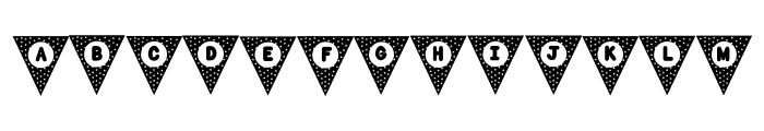 ABCD_Ref_Triangle_Banner6 Font UPPERCASE
