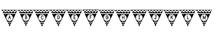 ABCD_Ref_Triangle_Banner7 Font UPPERCASE