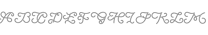 ABS Monogram Outline 01 Font LOWERCASE