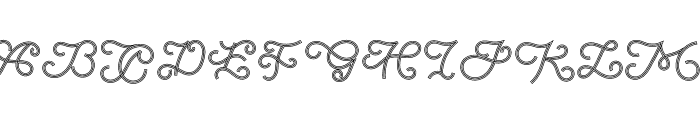 ABS-Monogram-Outline 14 Font LOWERCASE