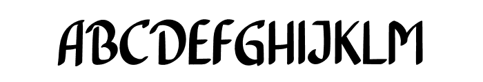 ABSTAIN Font UPPERCASE