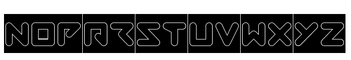 ABSTRASCTIK- Hollow Font UPPERCASE
