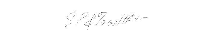 ABScript-Light Font OTHER CHARS