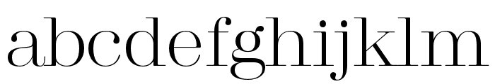 ABSerif-Regular Font LOWERCASE
