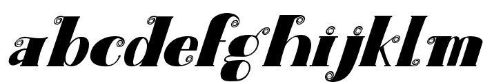 ACROTRAY ITALIC Font LOWERCASE