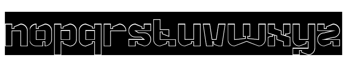 ACTION MOVIE-Hollow-Inverse Font LOWERCASE