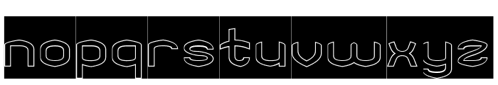 ADVENTURER-Hollow-Inverse Font LOWERCASE