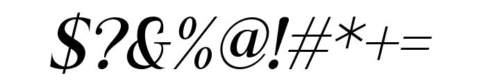ADayThatFeelsBetter-Italic Font OTHER CHARS