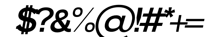 AEANA ITALIC Font OTHER CHARS