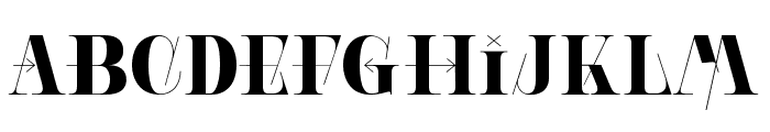 AEROBIC GEOMETRIC Bold Font UPPERCASE