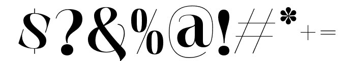 AEROBICGEOMETRIC-Regular Font OTHER CHARS