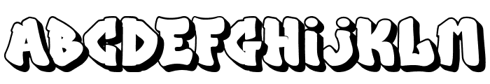 AEROBLOCK Font LOWERCASE
