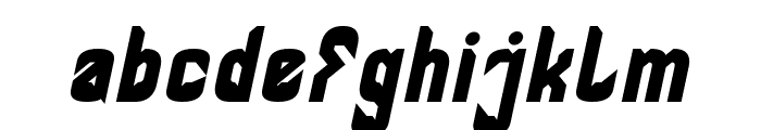 AEROPLANE Bold Italic Font LOWERCASE