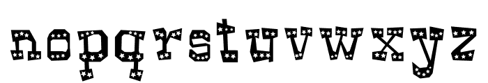 AFRICANA Star Font LOWERCASE