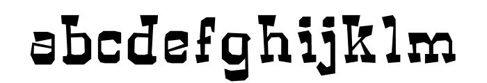 AFRICANA Font LOWERCASE
