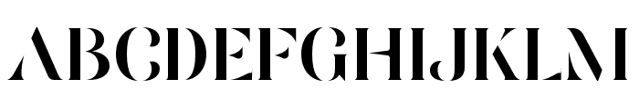 AGENOVA-Regular Font UPPERCASE