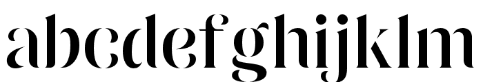 AGENOVA-Regular Font LOWERCASE