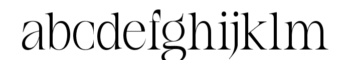 AGUIRRE Regular Font LOWERCASE