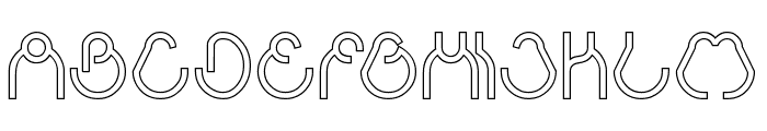 AHA EXPERIENCE-Hollow Font UPPERCASE