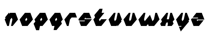 AIRCRAFT Bold Italic Font LOWERCASE