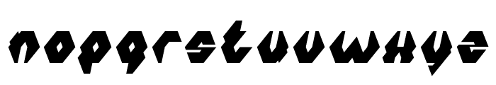 AIRCRAFT Italic Font LOWERCASE