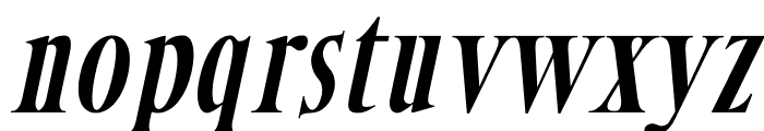 ALESIA ITALIC Font LOWERCASE
