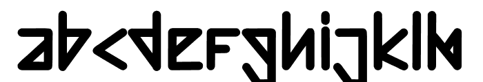 ALGORITMA Font LOWERCASE