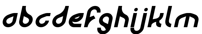 ALIEN Bold Italic Font LOWERCASE