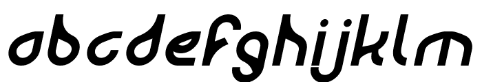 ALIEN Italic Font LOWERCASE