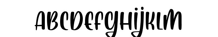 ALINOCA-Regular Font LOWERCASE