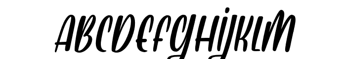ALINOCA-italic Font UPPERCASE