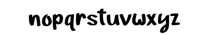 ALISTA-Regular Font LOWERCASE