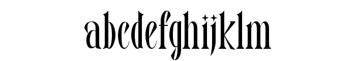 ALLETHA Light Font LOWERCASE