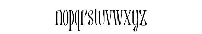 ALLETHA Thin Font LOWERCASE