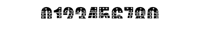 AMERICAN GRUNGE UP STARS Font OTHER CHARS