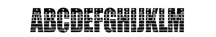 AMERICAN GRUNGE Font UPPERCASE