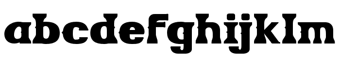 AMEZ-Regular Font LOWERCASE