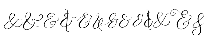 AMPERSAND Font LOWERCASE