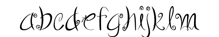 ANGEL breath Font LOWERCASE