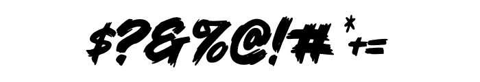 ANGRYZONE Font OTHER CHARS