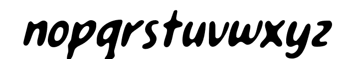 ANOWY-SlantBlur Font LOWERCASE