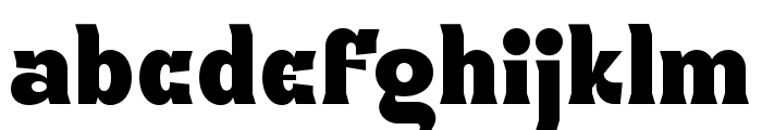AOGloria-Regular Font LOWERCASE