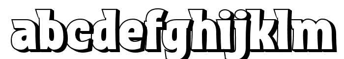 AOOLAN-Shadow Font LOWERCASE
