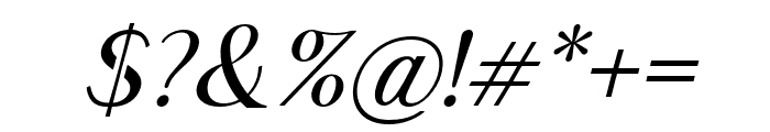 APOLLO Italic Font OTHER CHARS