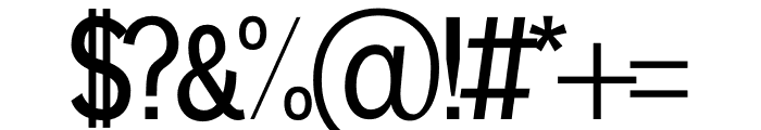 AQORA Font OTHER CHARS