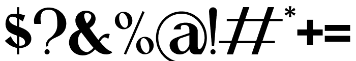 AQRADA Font OTHER CHARS