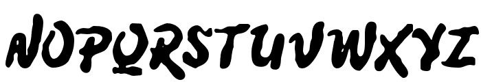 AQREN-Distort Font UPPERCASE