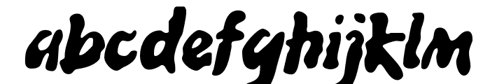 AQREN-Distort Font LOWERCASE