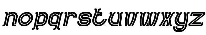 AQUARIUS Bold Italic Font LOWERCASE